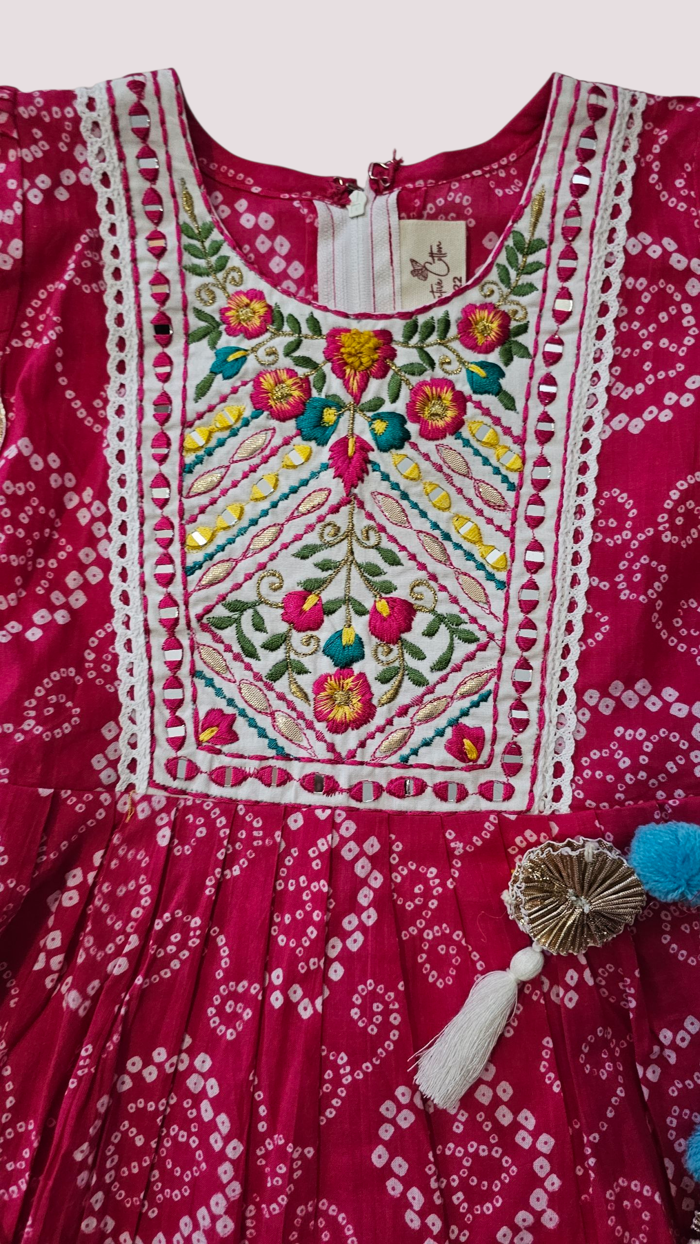 Pink Elegant Traditional Anarkali Dress with dhoti pants – Ethnic Wear