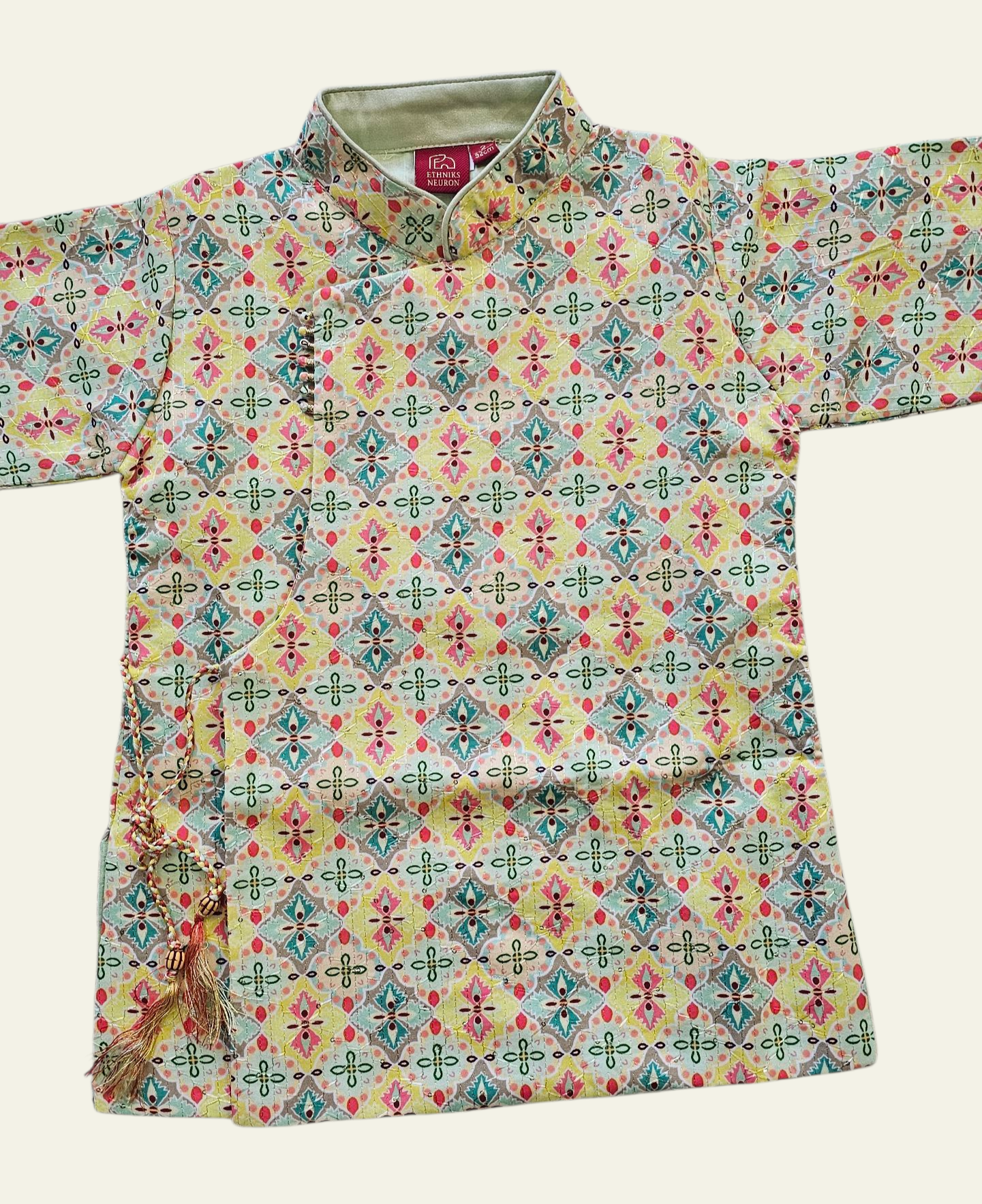 Baby Boys Designer Kurta w/Pista Dhoti