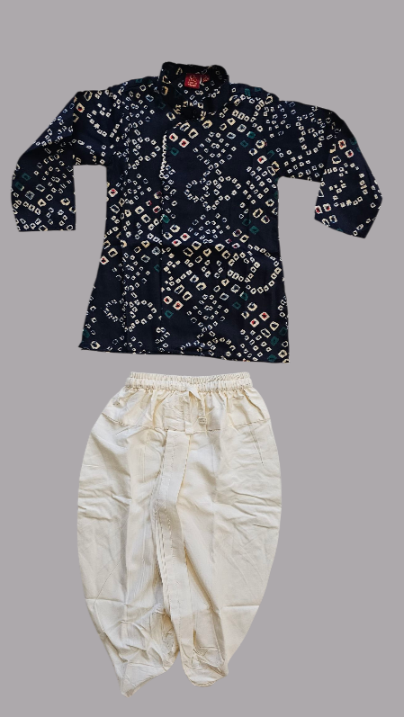 Boy’s Traditional Kurta with Dhoti  Set