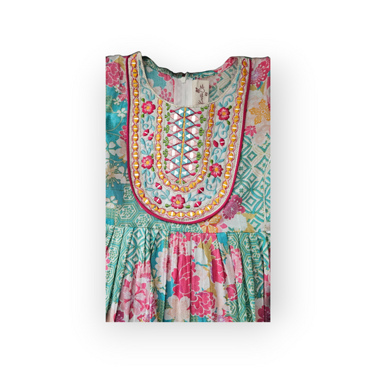 Girls Floral Sharara Set – Festive & Casual Wear