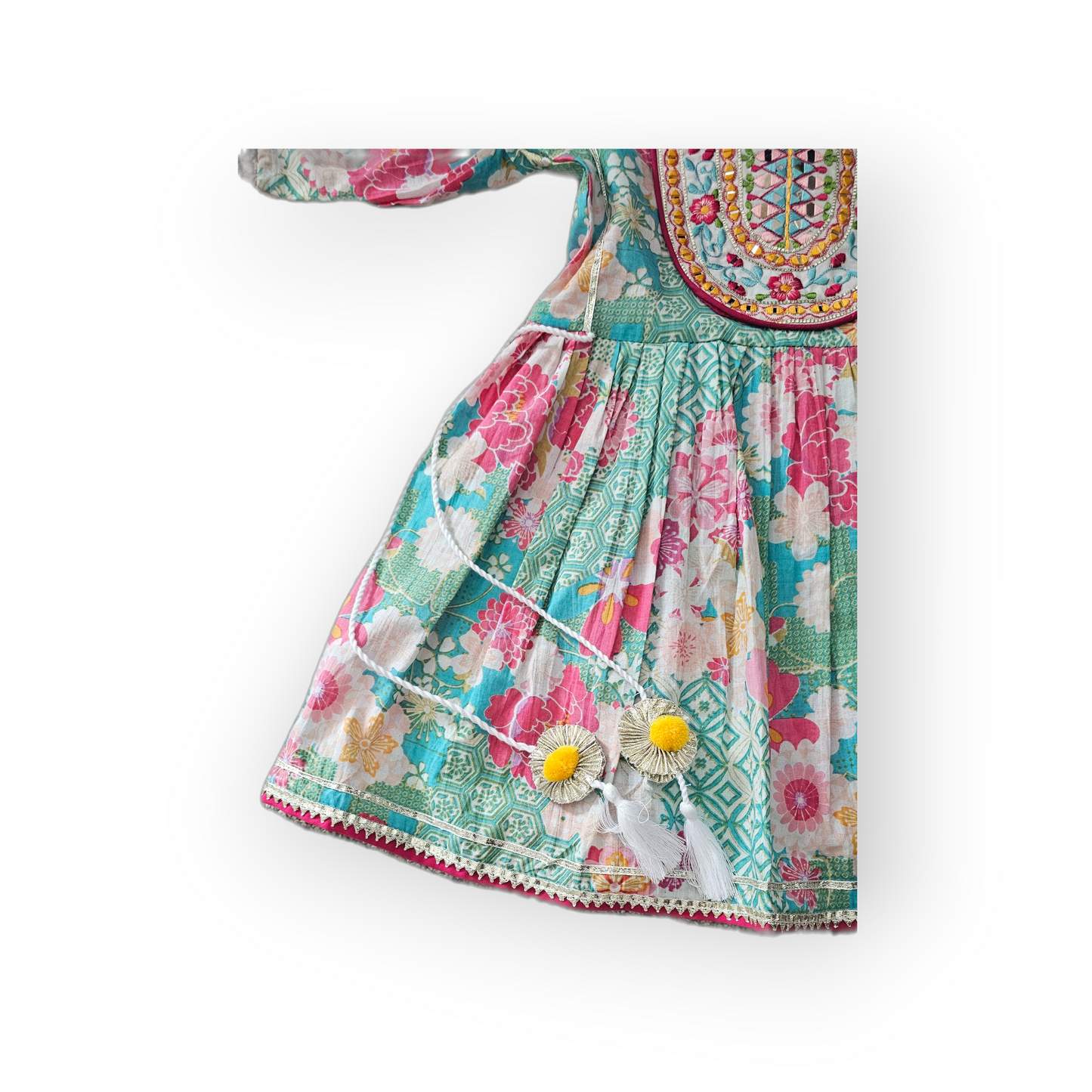 Girls Floral Sharara Set – Festive & Casual Wear