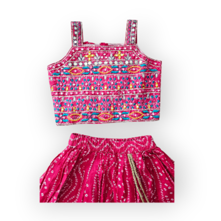 Traditional Indian Mirror Work Lehenga